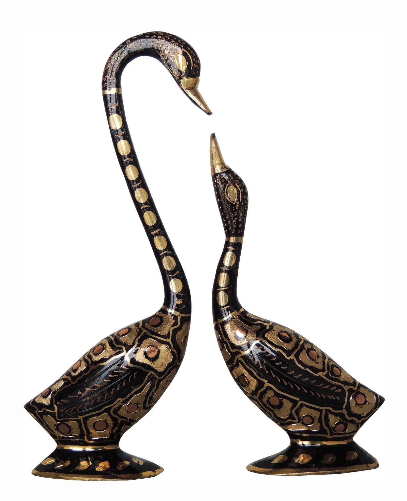 Brass Duck Pair — 9.2"