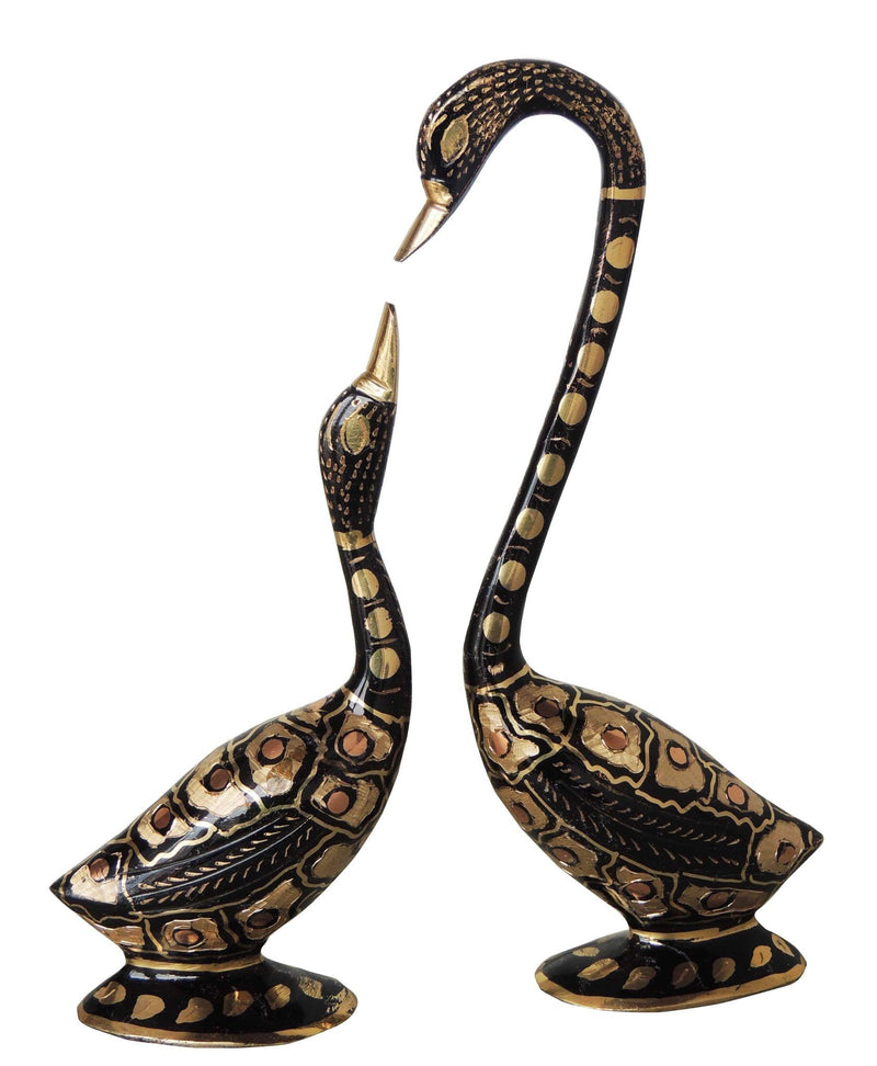 Brass Duck Pair — 9.2"