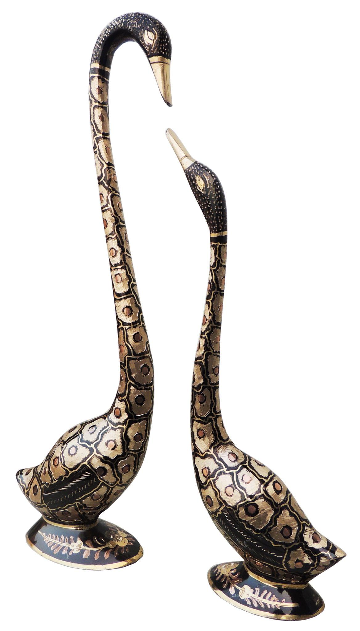 Brass Swan, Saras — 17.5"