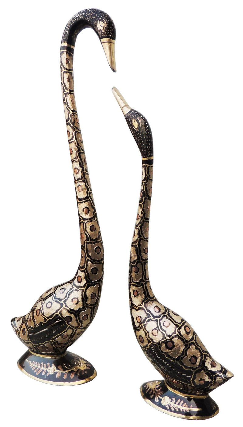 Brass Swan, Saras — 17.5"