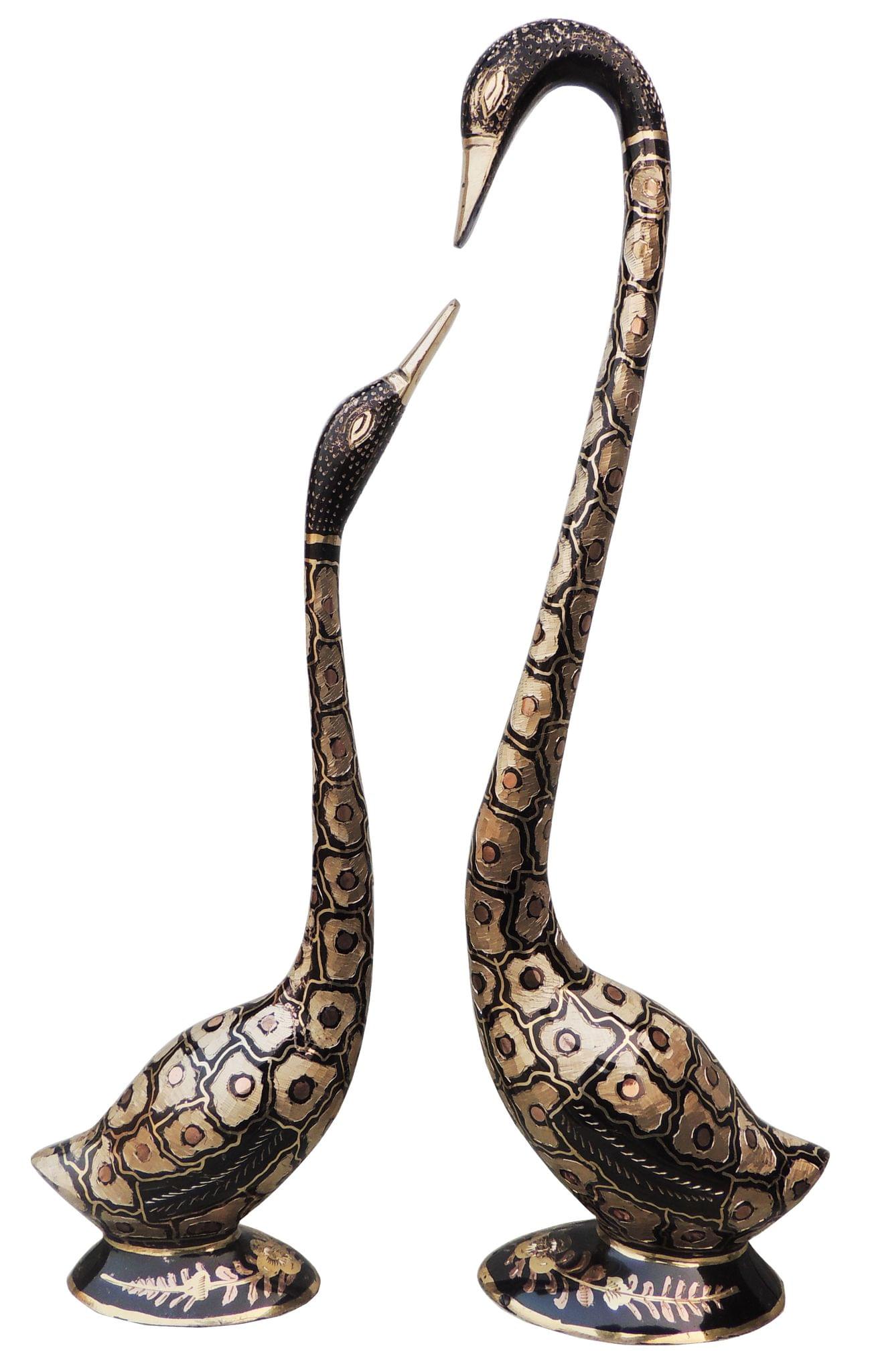 Brass Swan, Saras — 17.5"