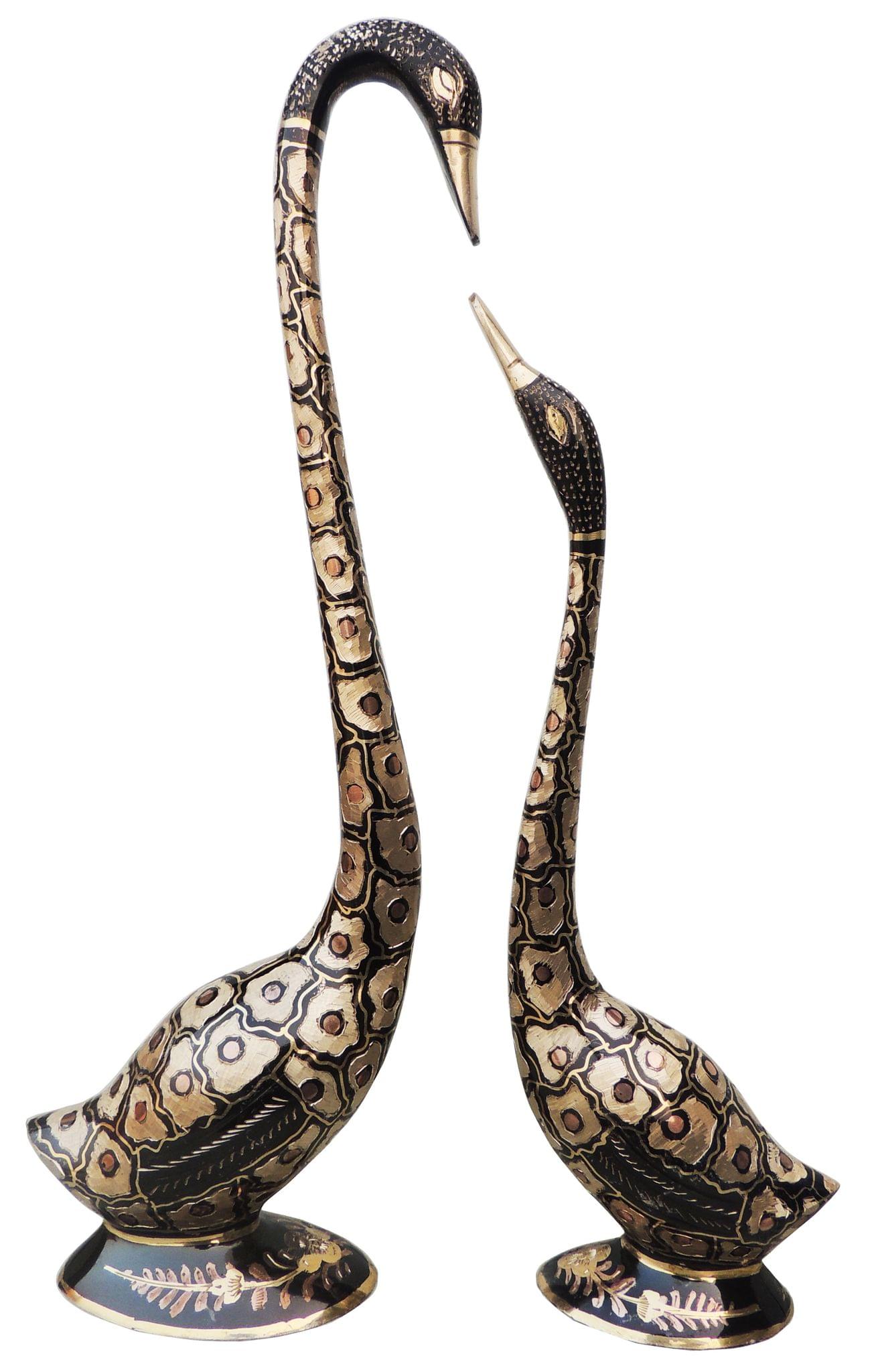 Brass Swan, Saras — 17.5"