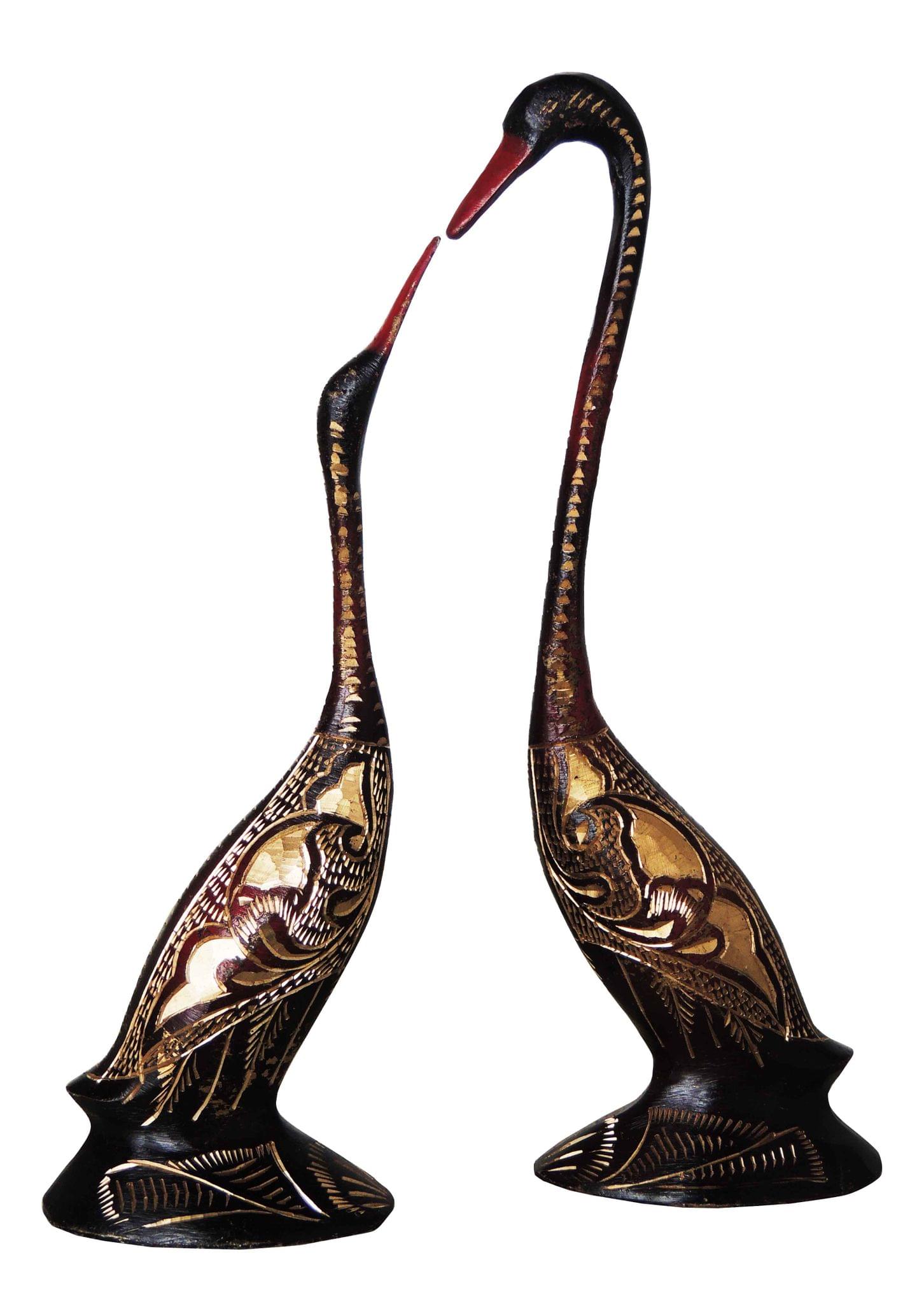 Brass Duck Pair — 8.5"
