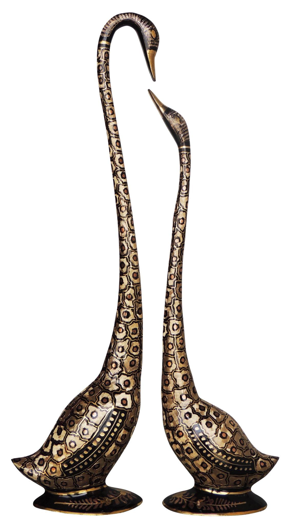 Copper Duck Pair , Dotted — 30.8"
