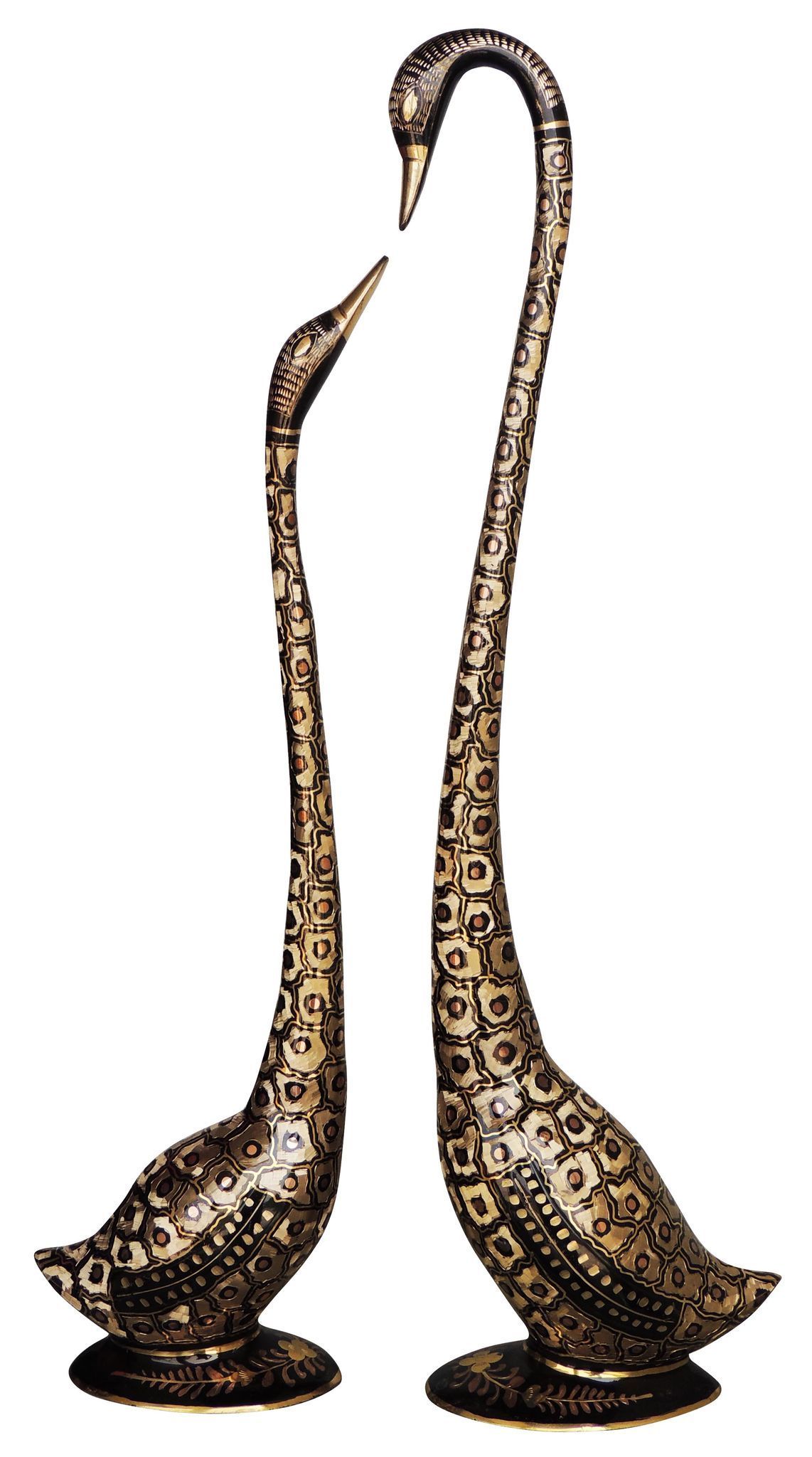 Copper Duck Pair , Dotted — 30.8"