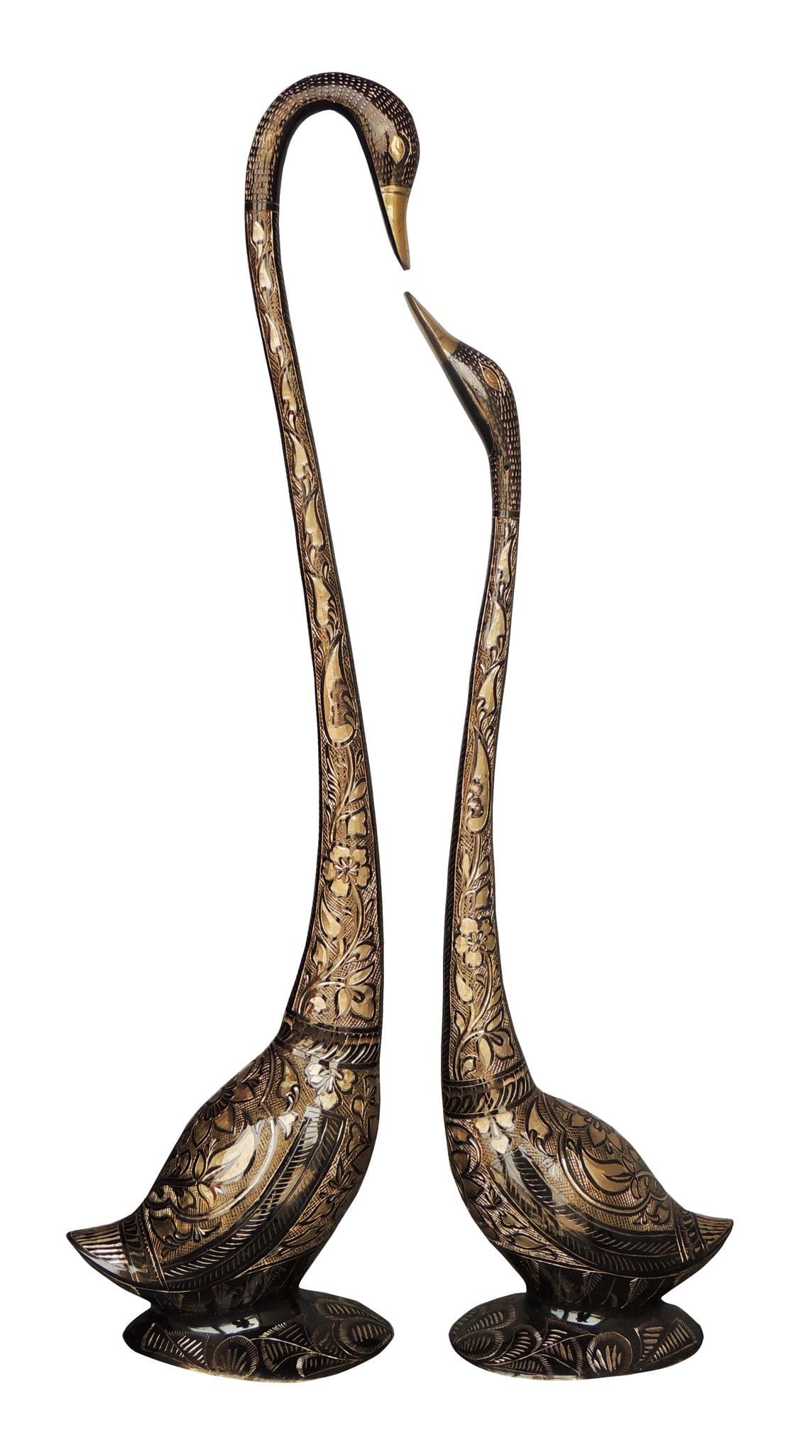Brass Duck Pair , Medium — 30.7"
