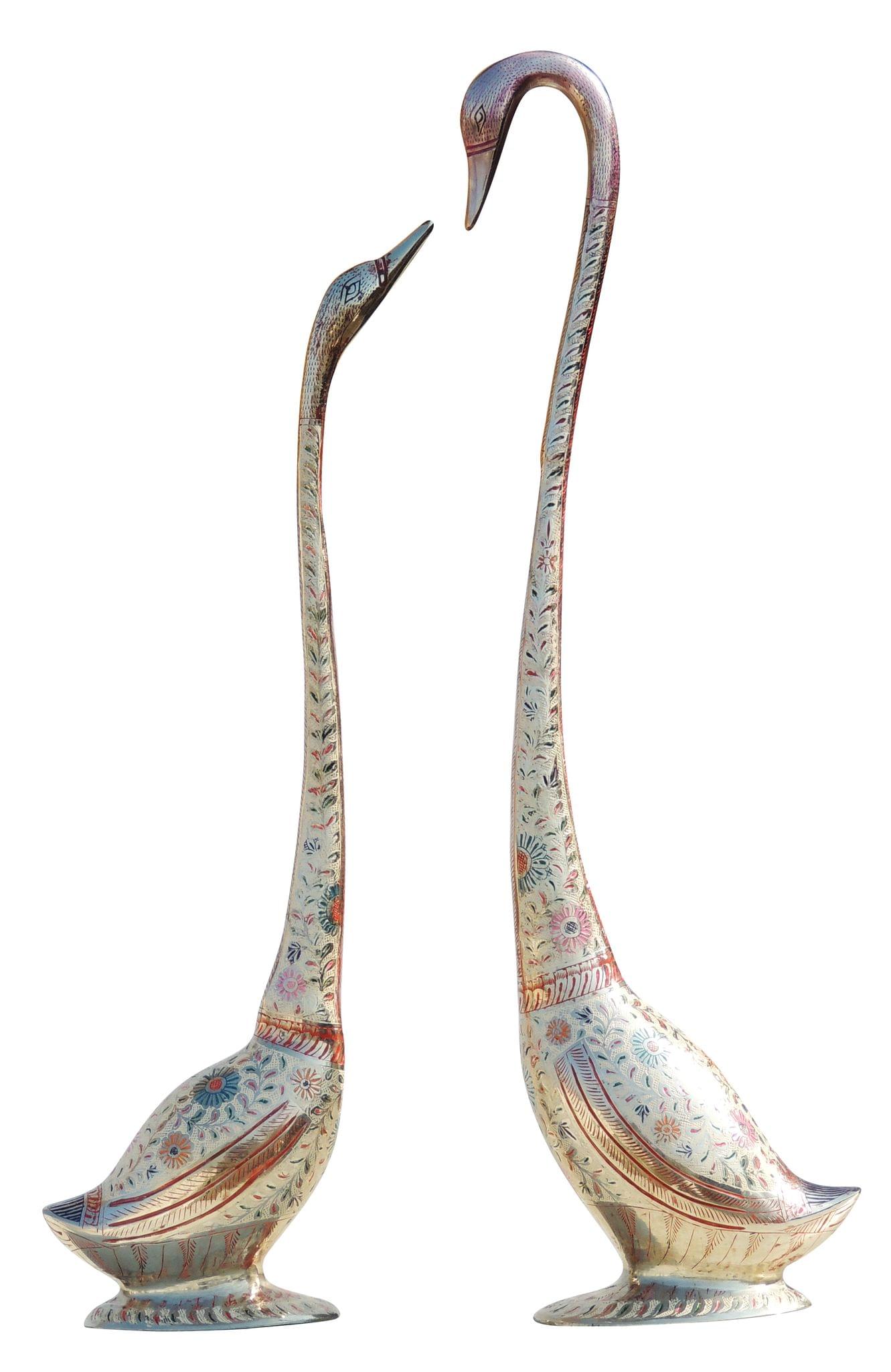 Brass Duck Pair — 32"