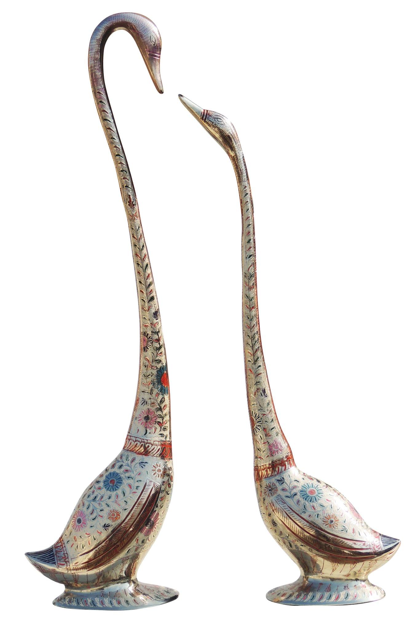 Brass Duck Pair — 32"