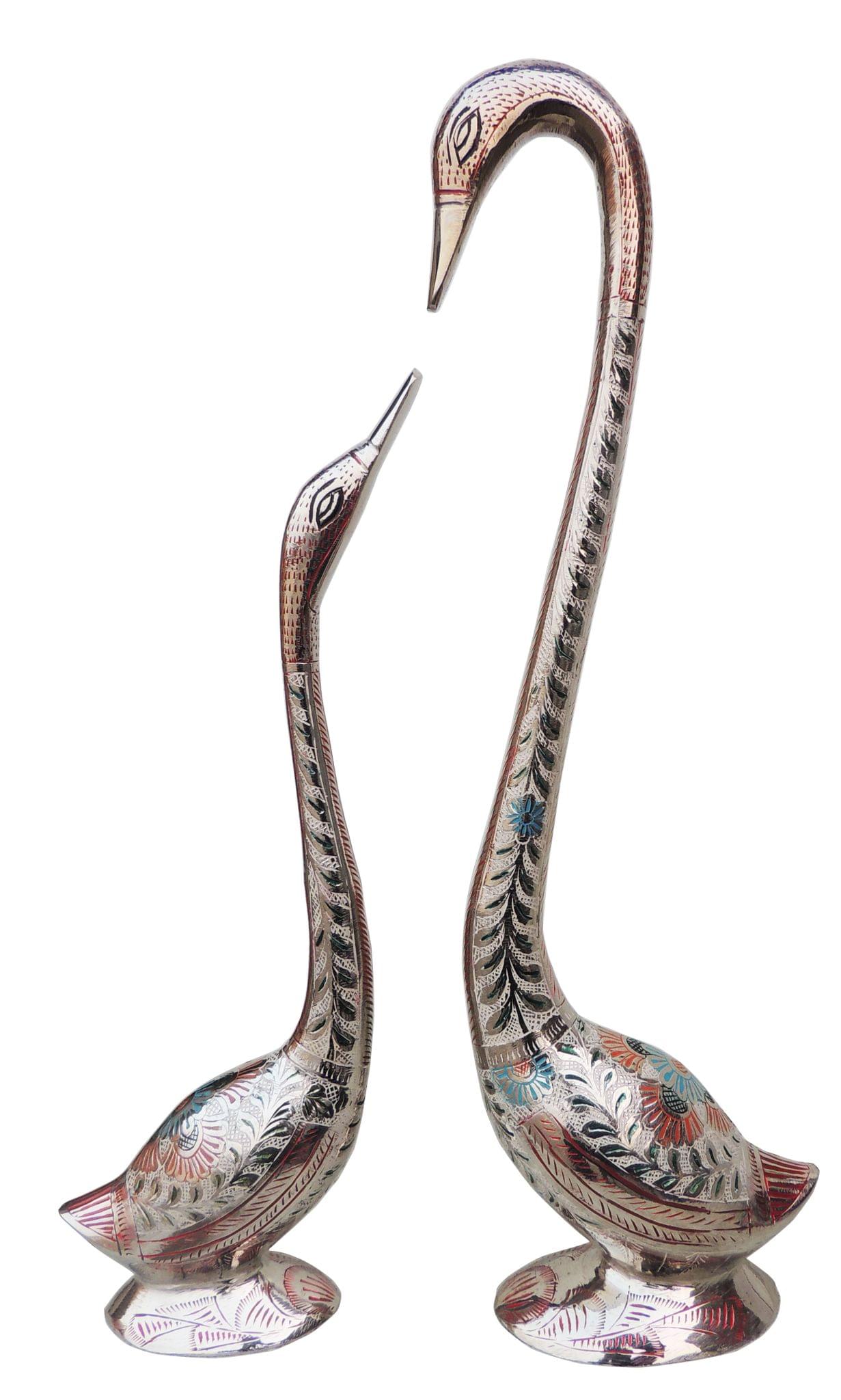 Brass Duck Pair — 17.8"