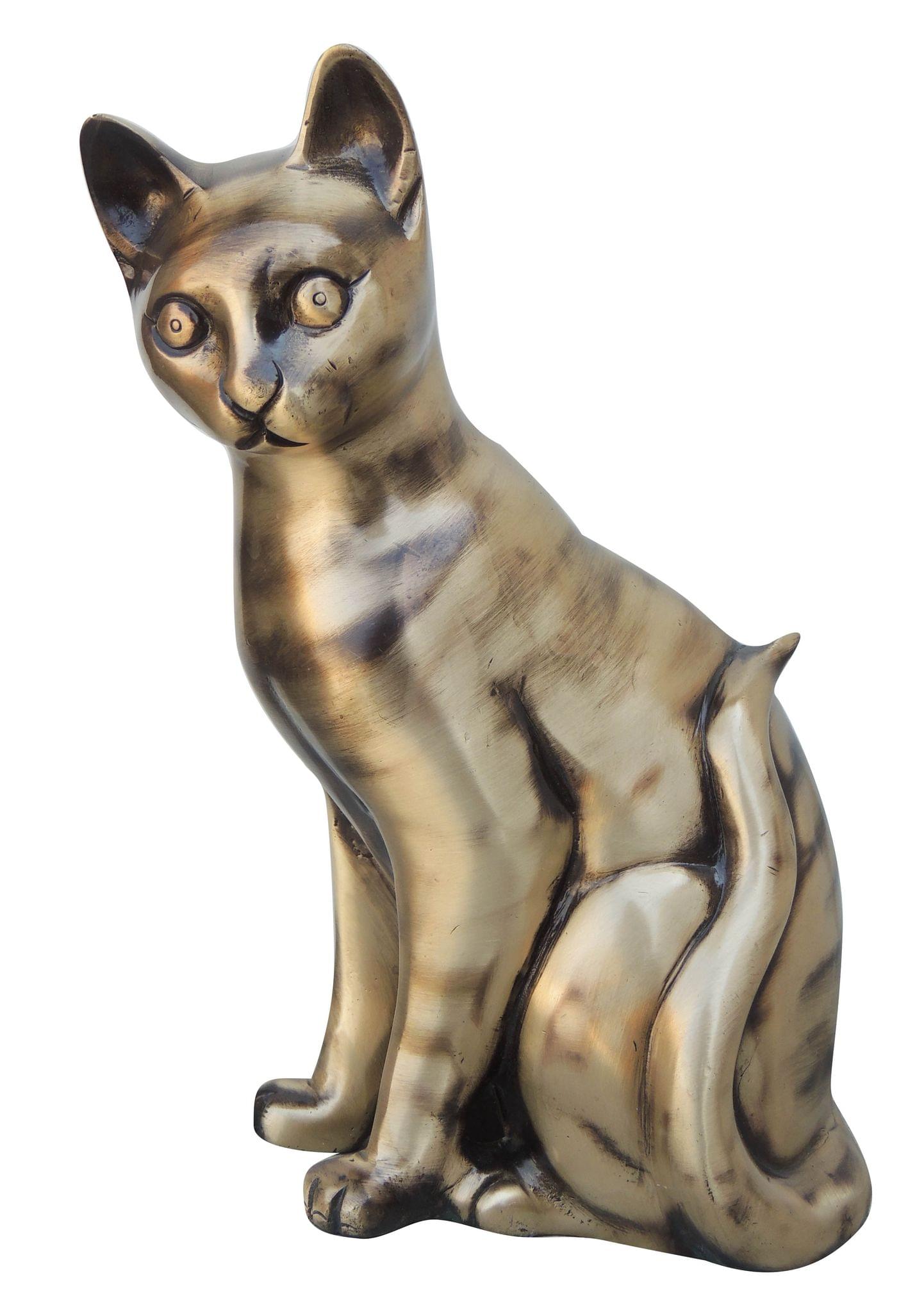 Brass Cat — 8.8"