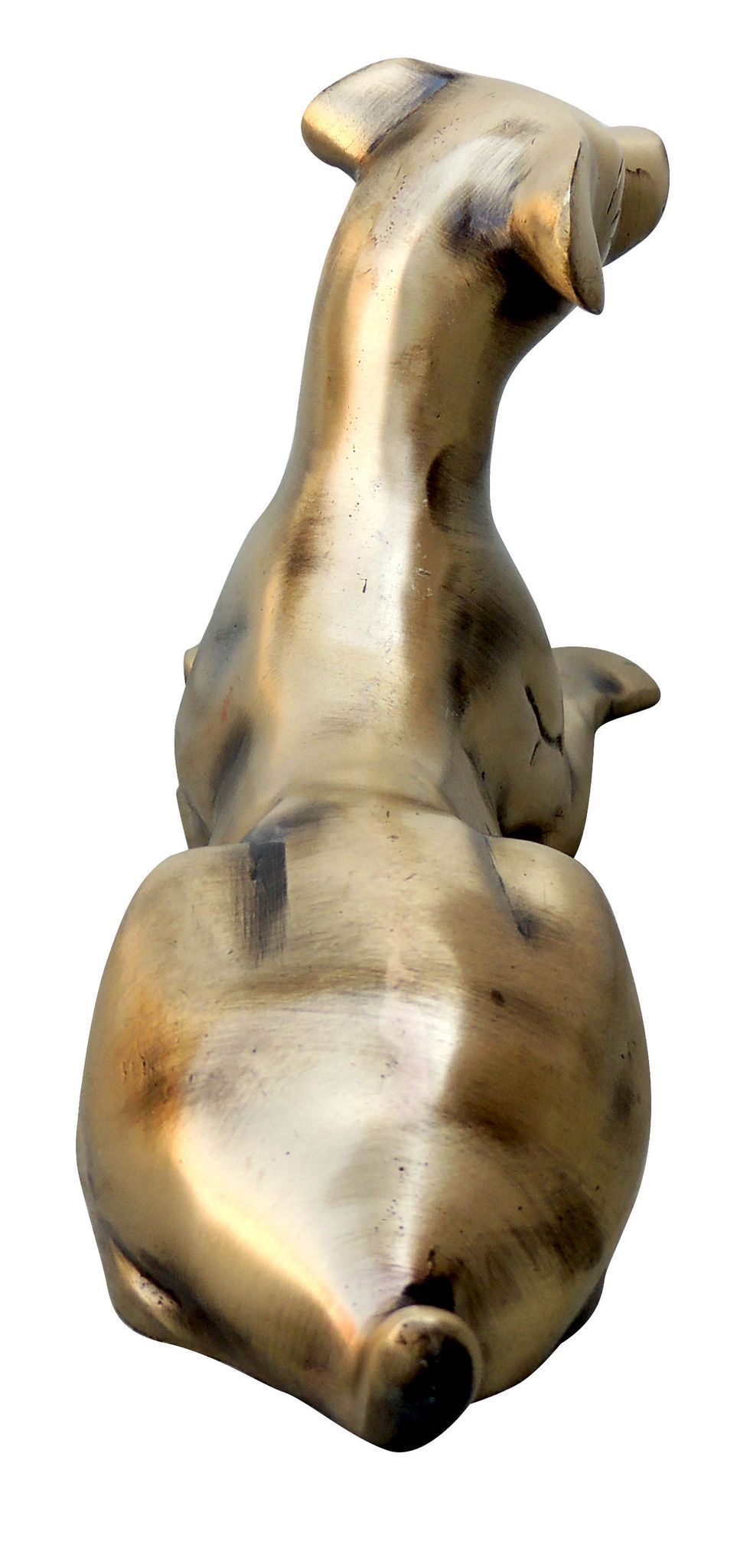 Brass Sleeping Dog — 4.4"