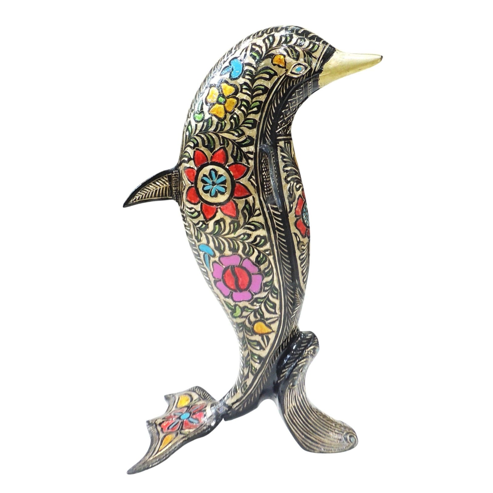 Brass Dolphin — 17.5"