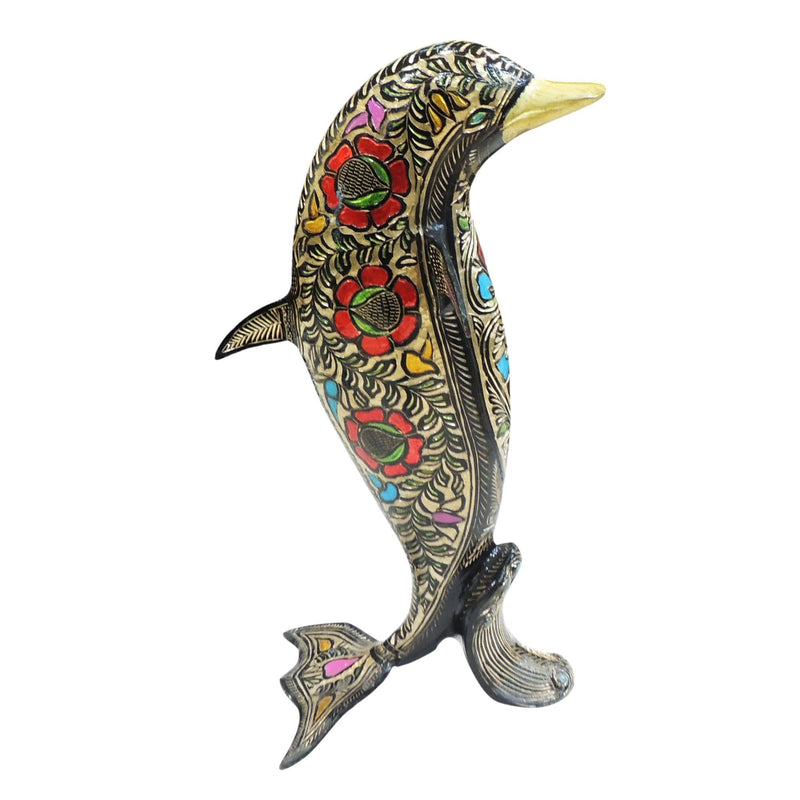 Brass Dolphin — 15.5"