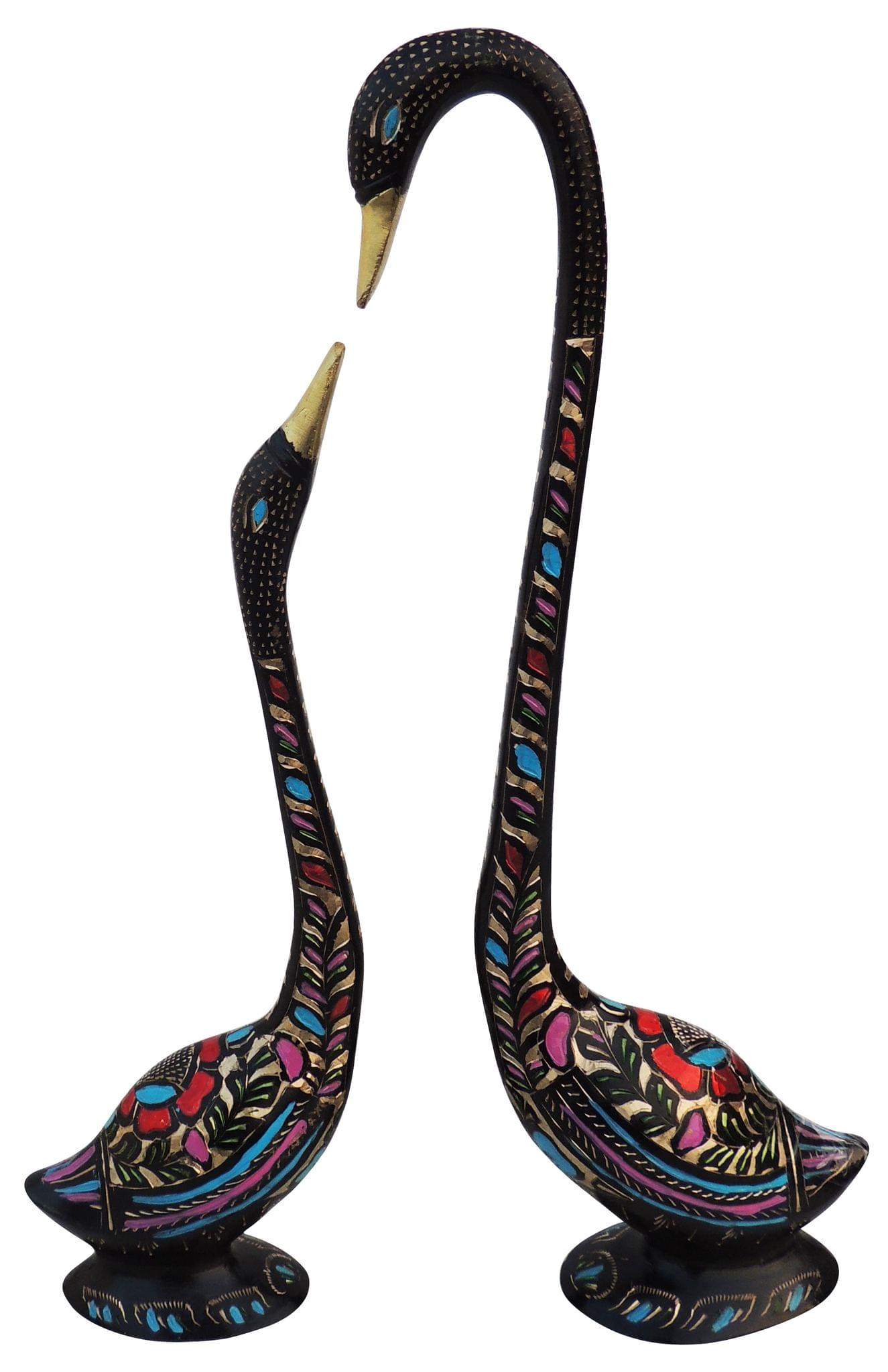Brass Duck Pair — 17.2"