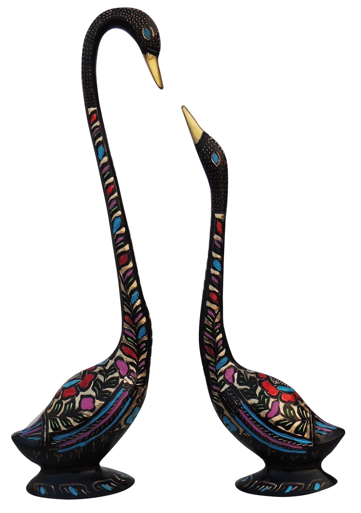 Brass Duck Pair — 17.2"