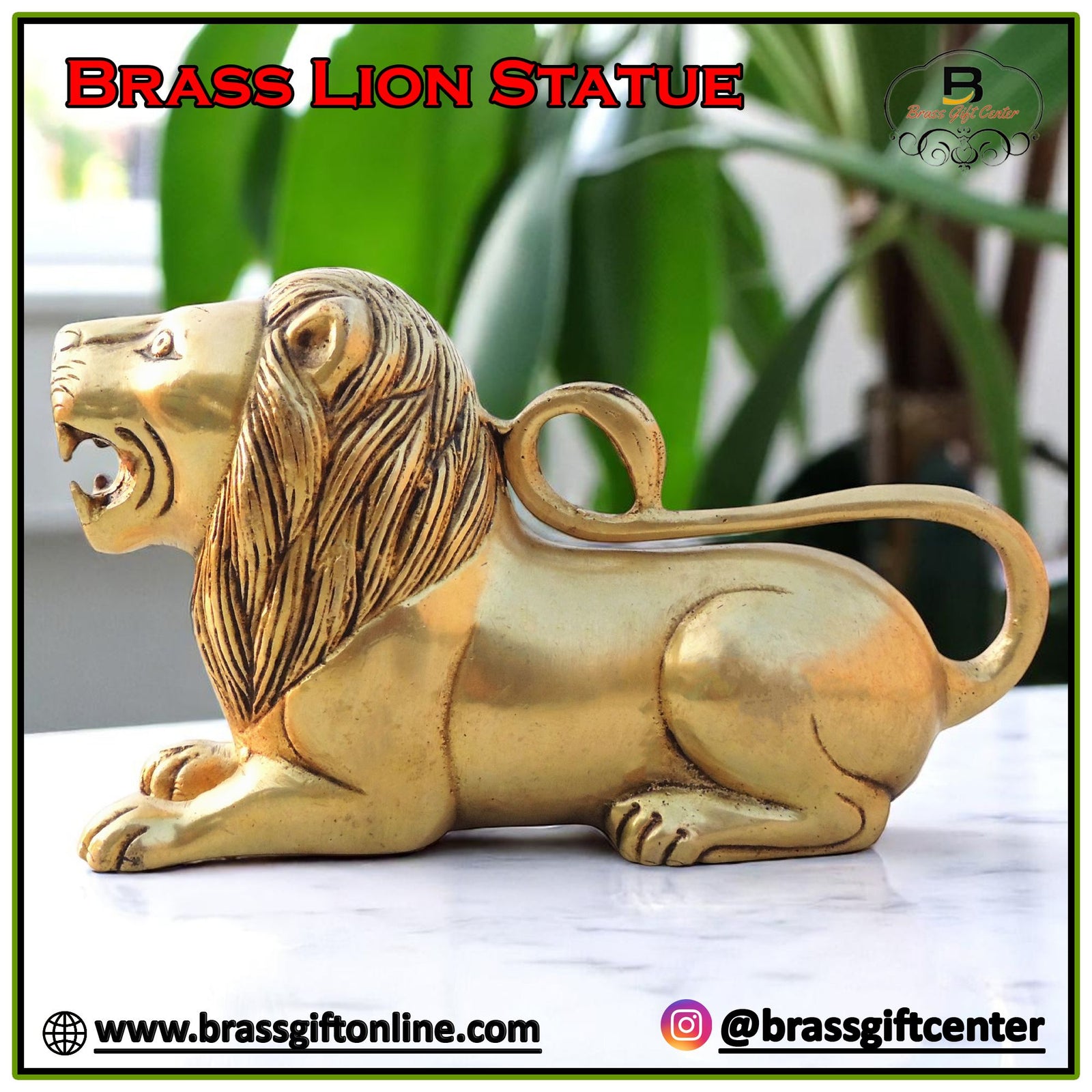 Brass Lion — 4.5"