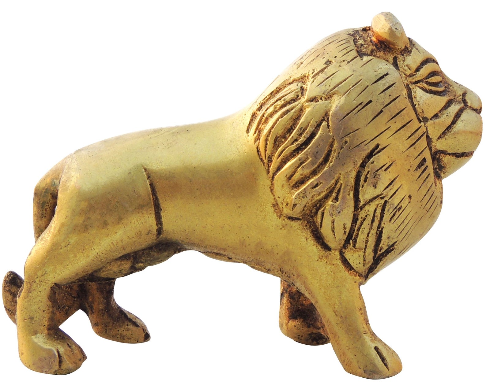 Brass Lion Standing — 2.5"