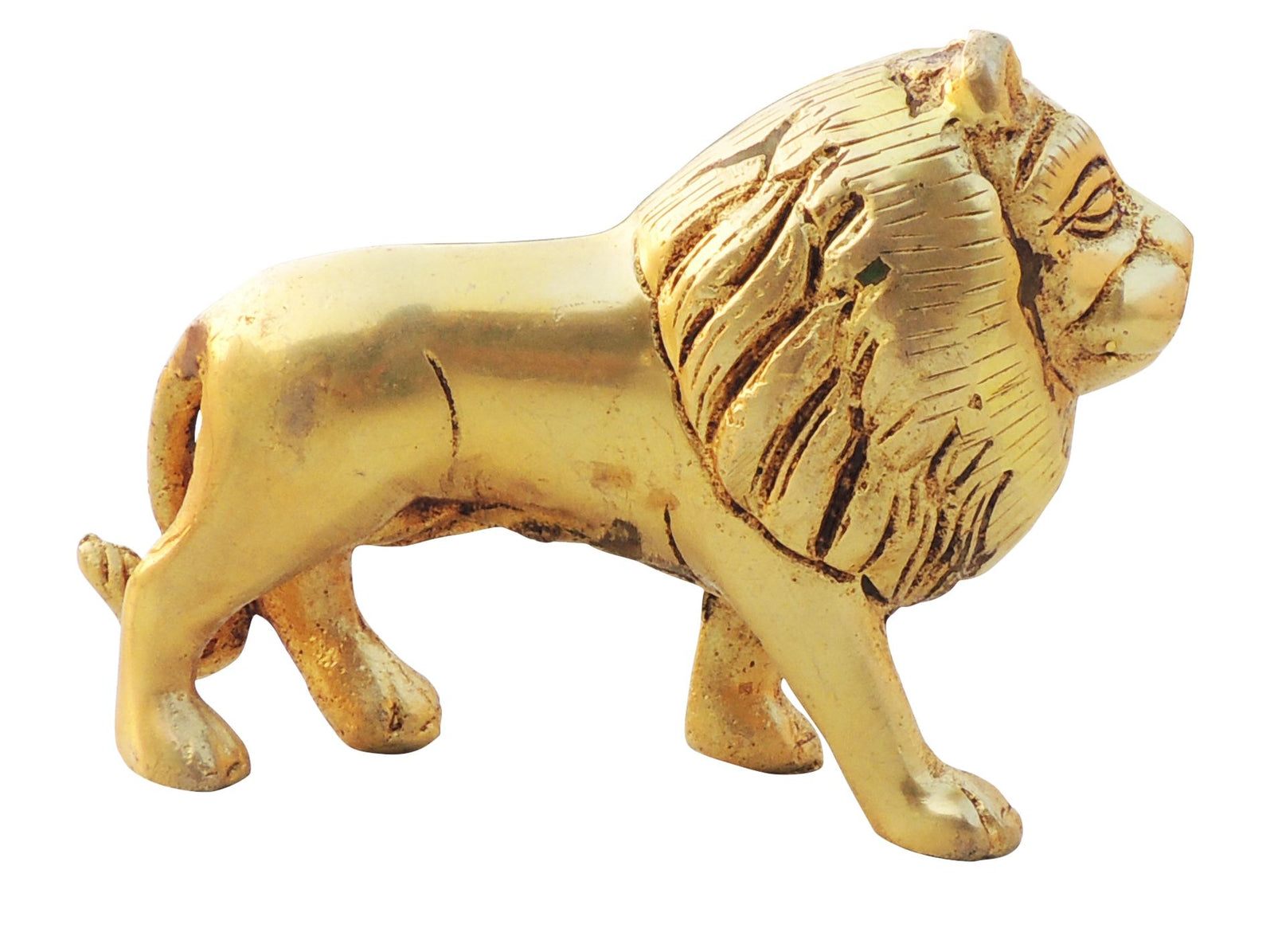 Brass Lion Standing — 3"