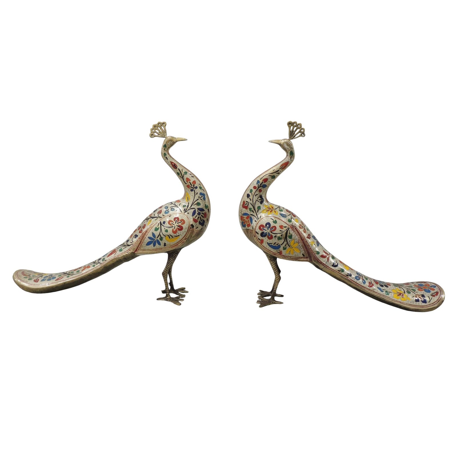 Brass Peacock — 22"