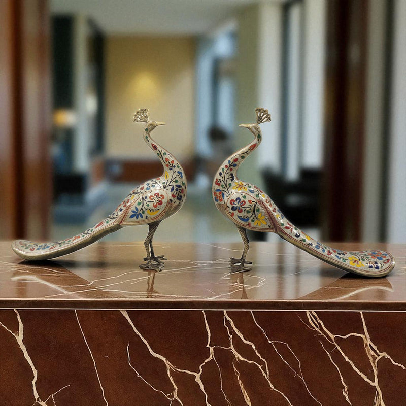 Brass Peacock — 22"