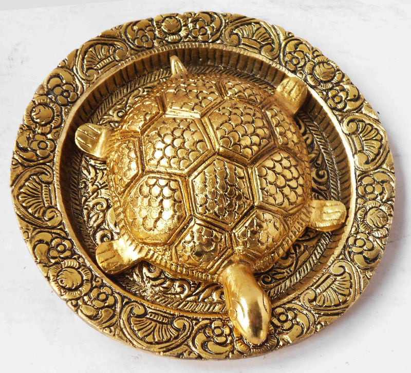 Brass Tortoise Plate — 1.6"