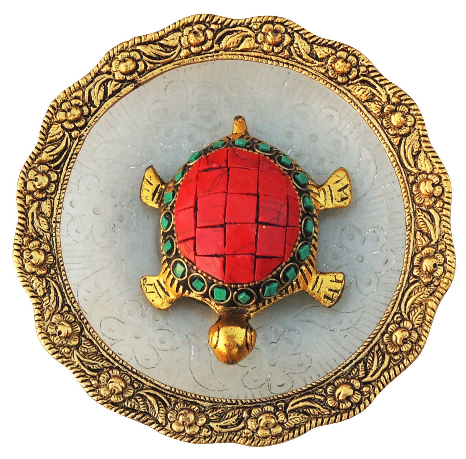 Aluminium Stone Tortoise — 1"