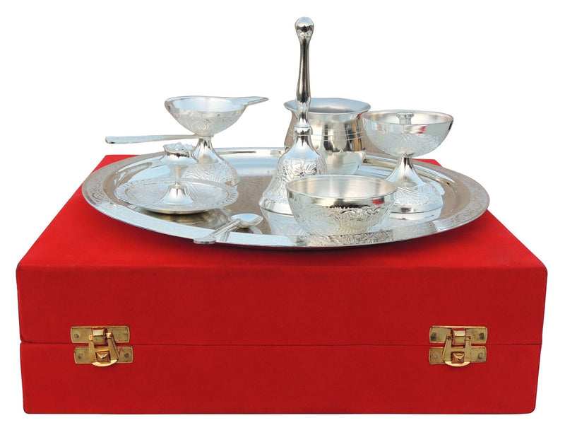 Brass Puja Thali Set Diwali Gifting Item — 0.5"