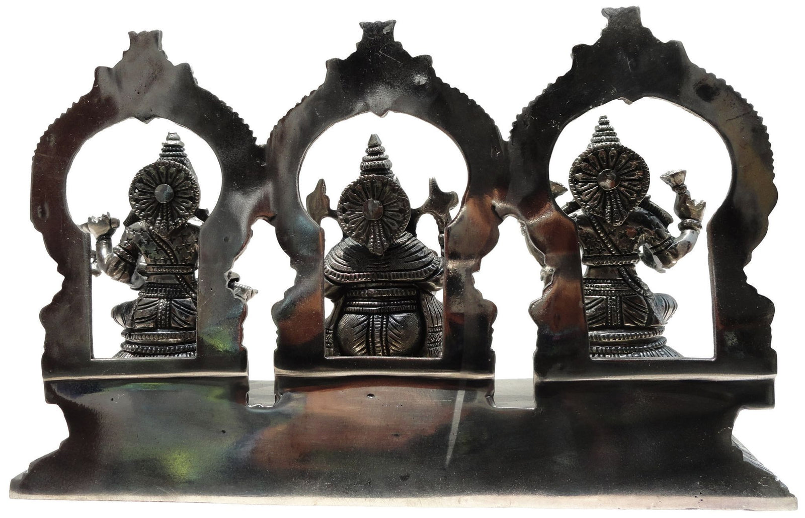 Brass Lakshmi-Ganesh Set — 8"