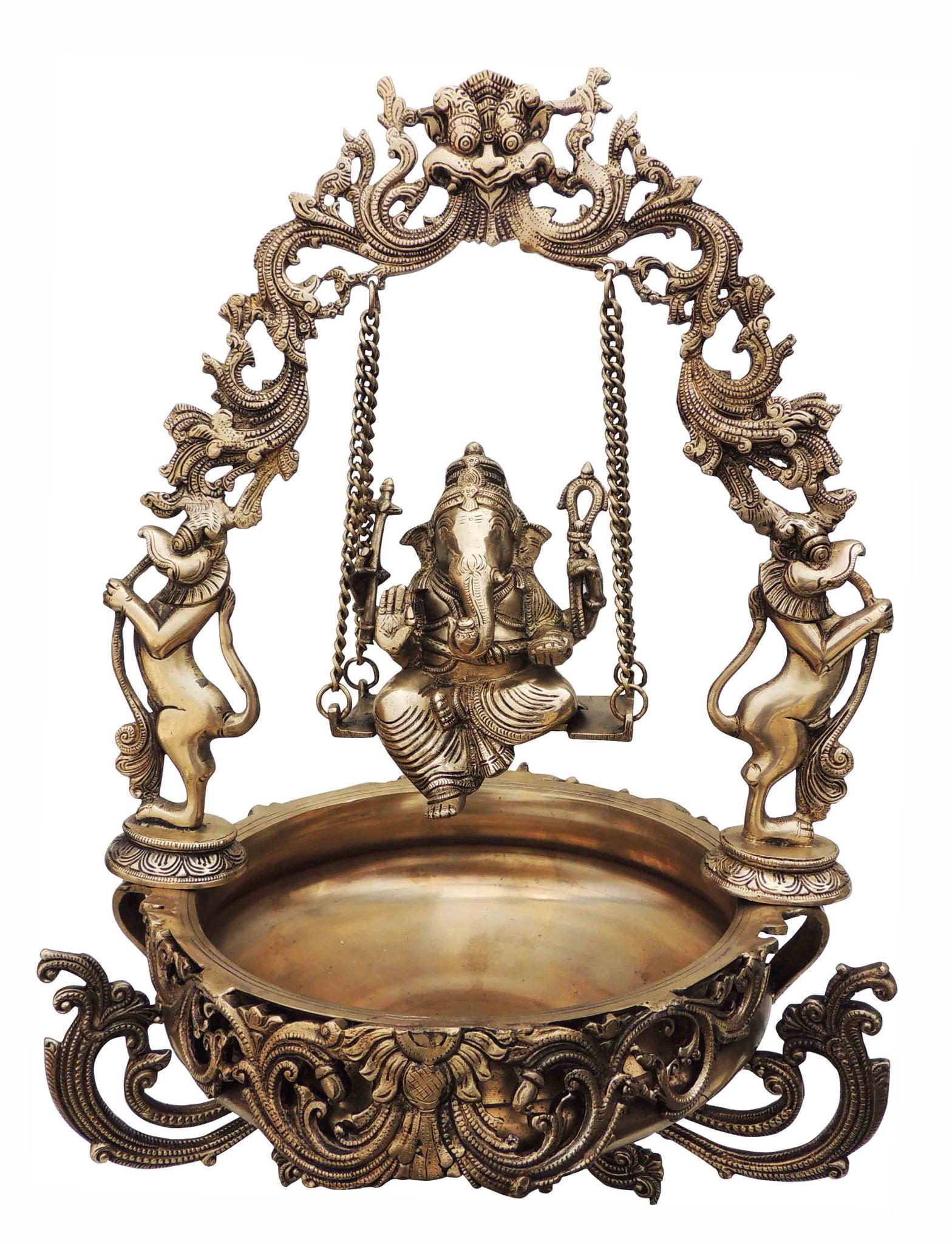 Brass Ganesh — 21.5"