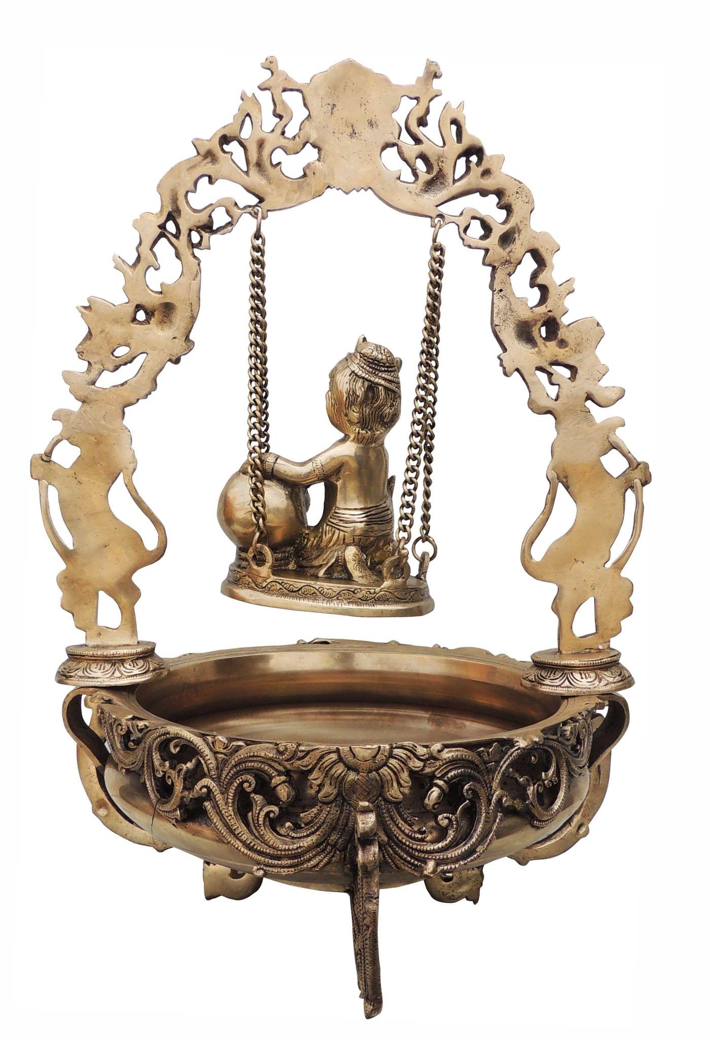 Brass Krishna — 21.5"