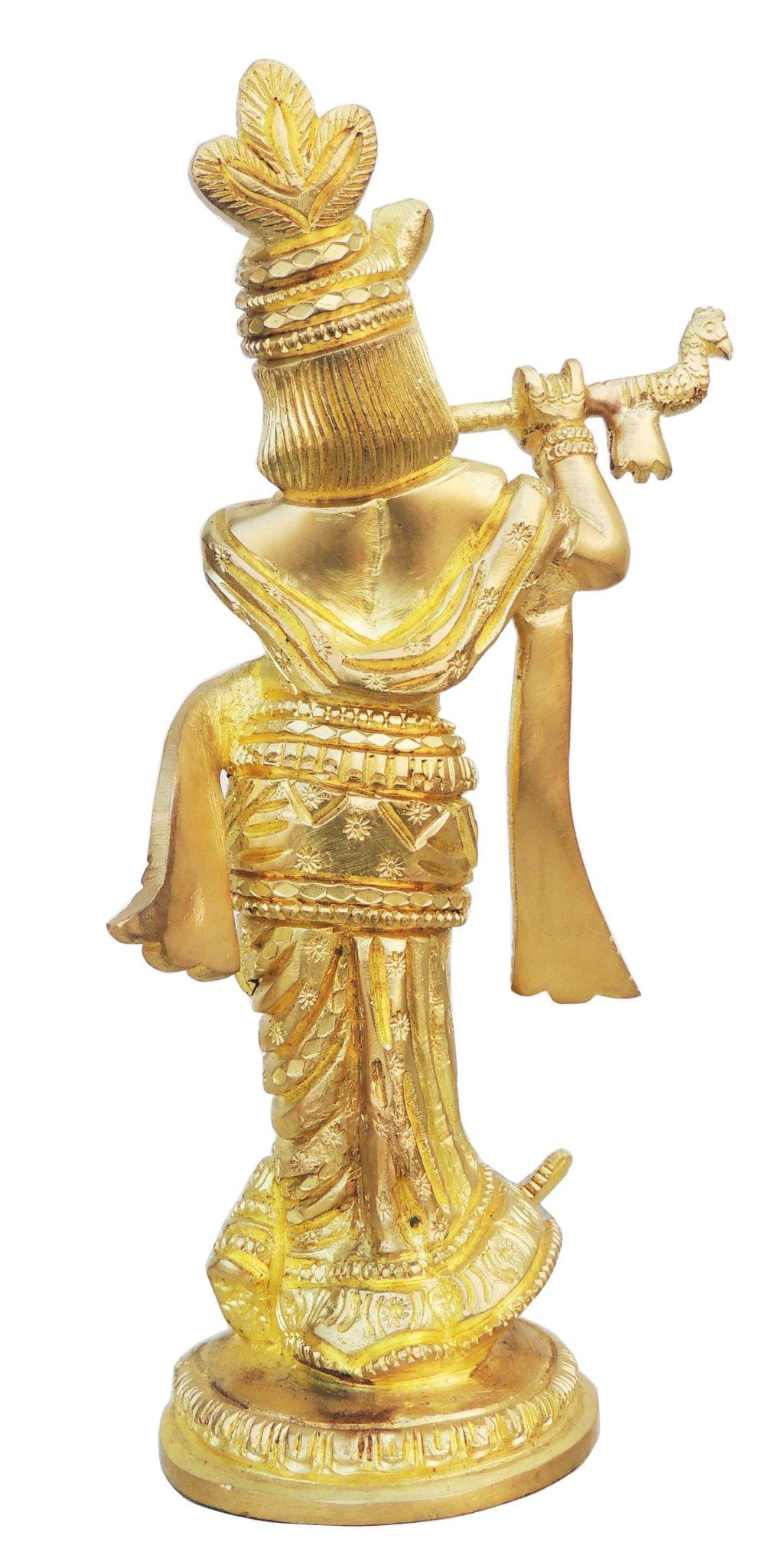 Brass Krishna — 7.5"
