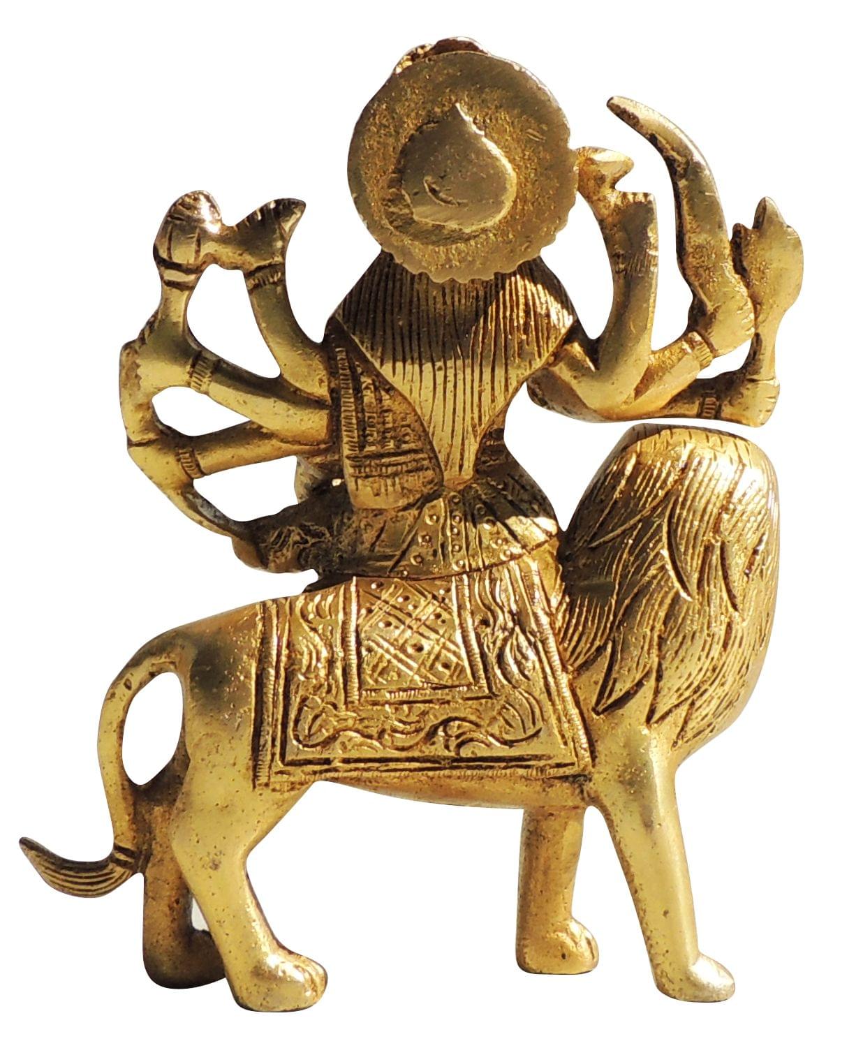 Brass Durga, Sitting