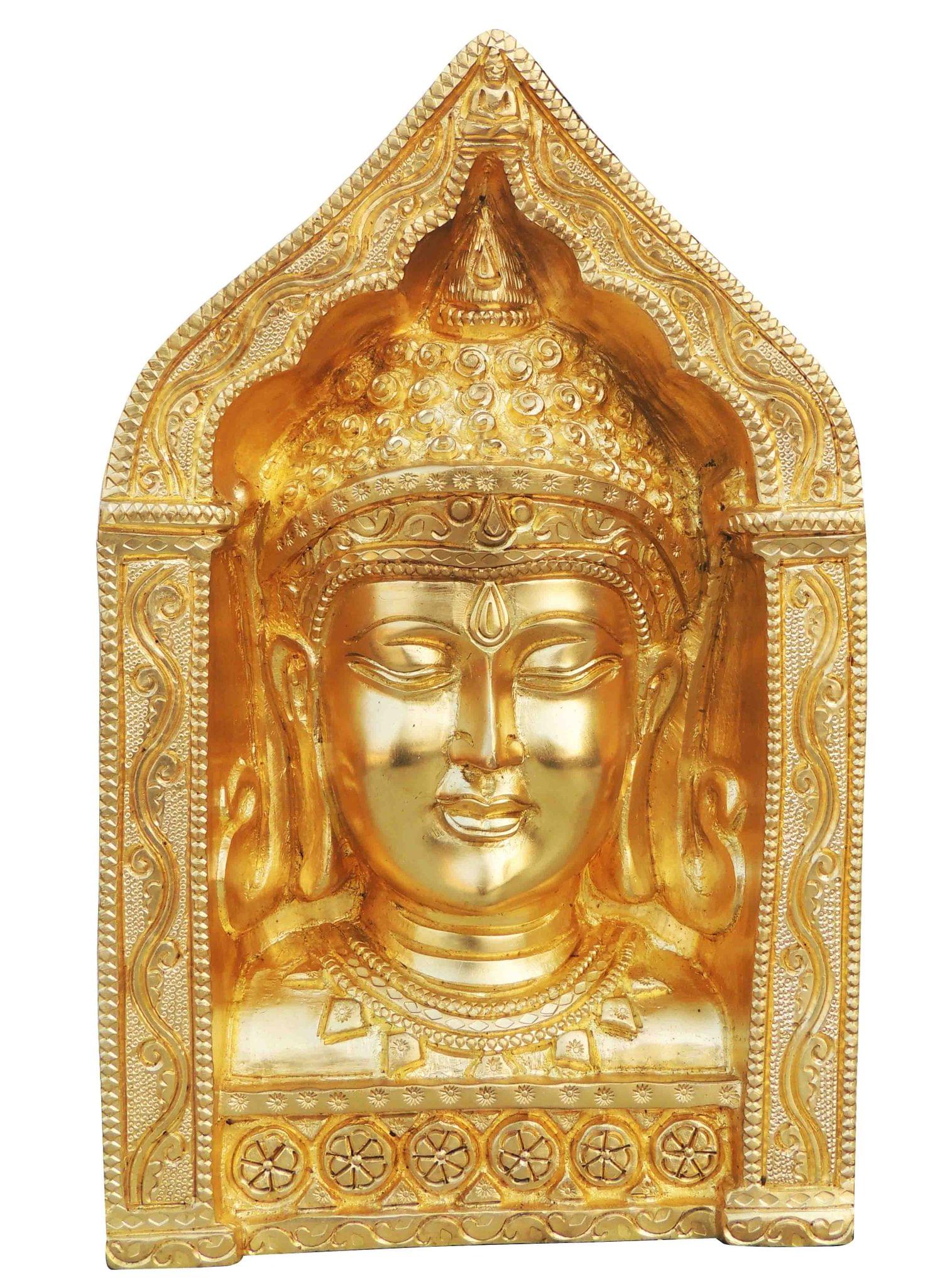 Brass Buddha — 9.3"