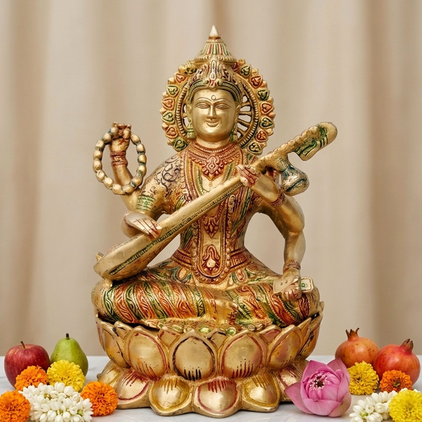 Brass Lakshmi — 11"