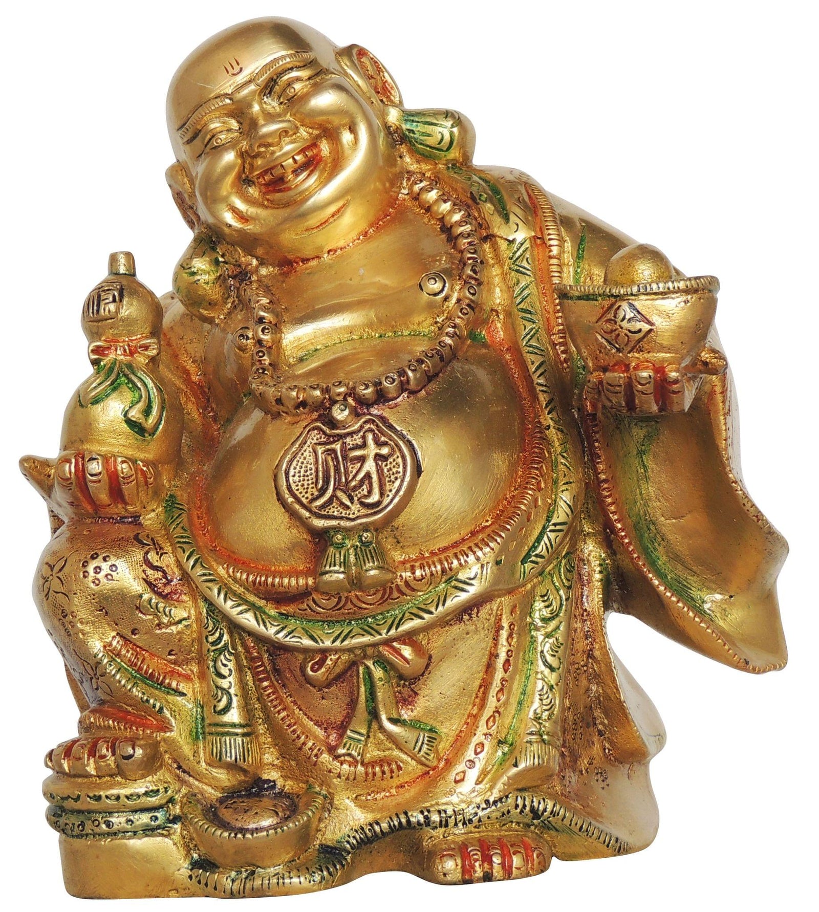 Brass Buddha — 9"