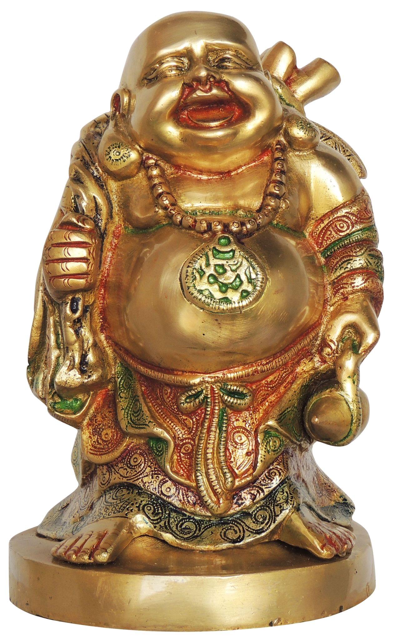 Brass Buddha — 10.5"