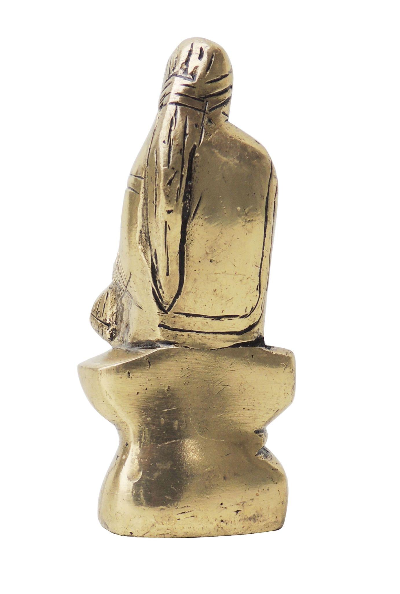 Brass Sai Baba — 4.2"