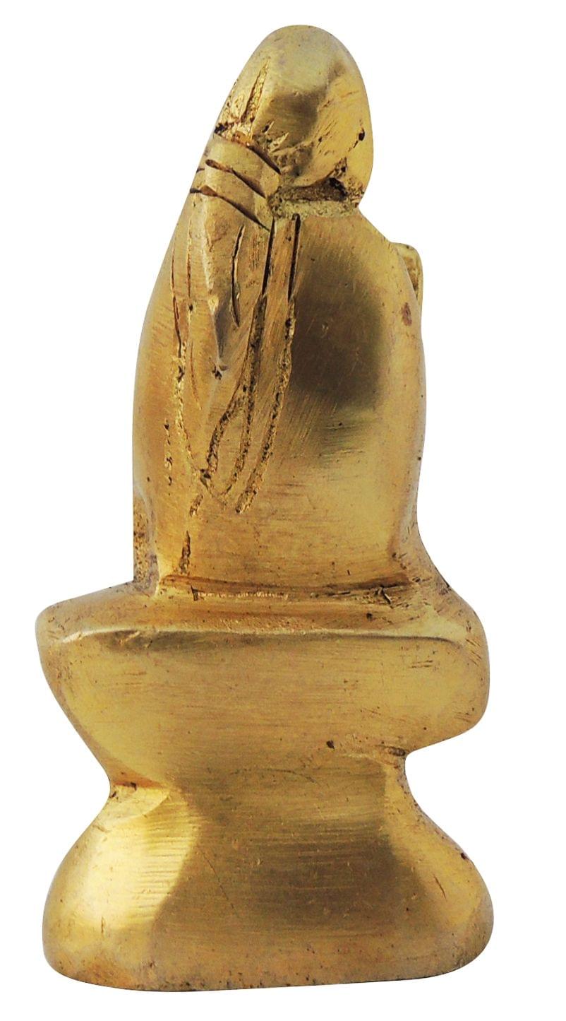 Brass Sai Baba — 3.5"
