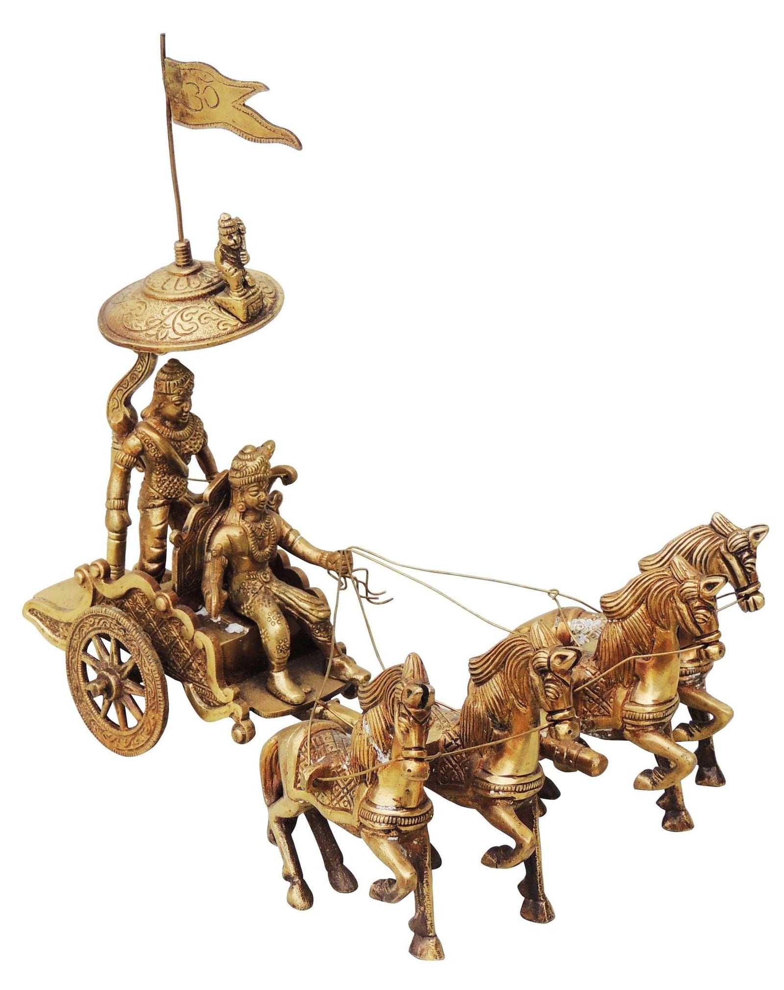 Brass Arjun Rath — 9.5"