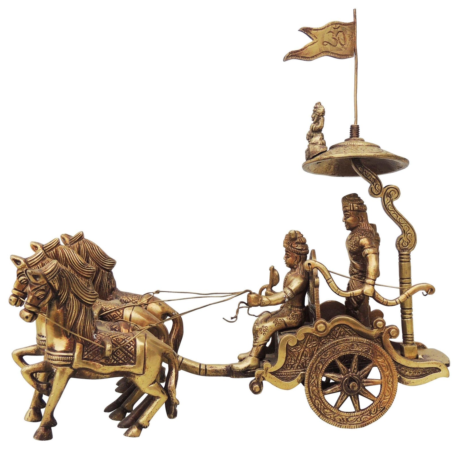 Brass Arjun Rath — 9.5"