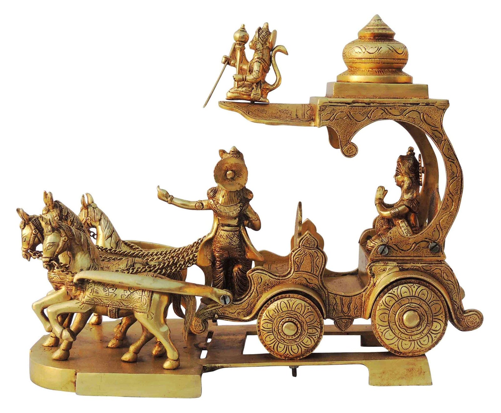 Brass Arjun Rath — 14"