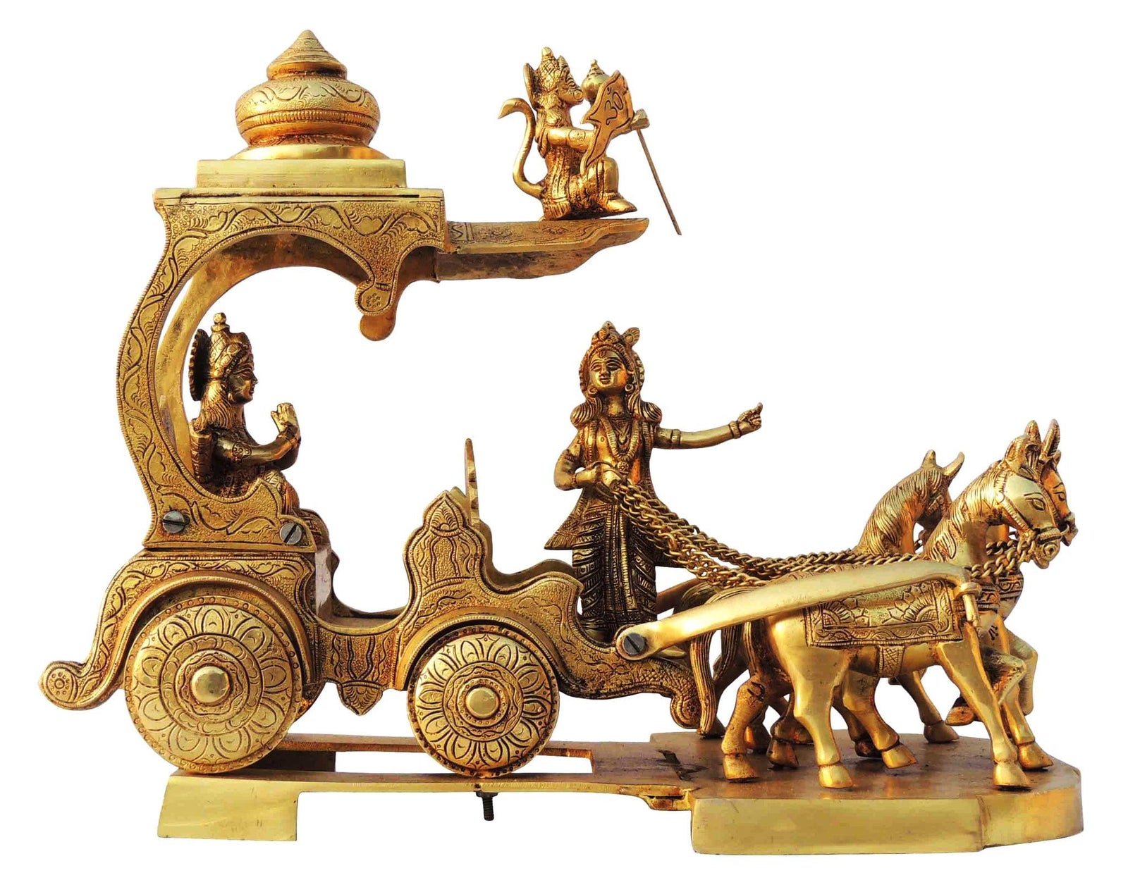 Brass Arjun Rath — 14"