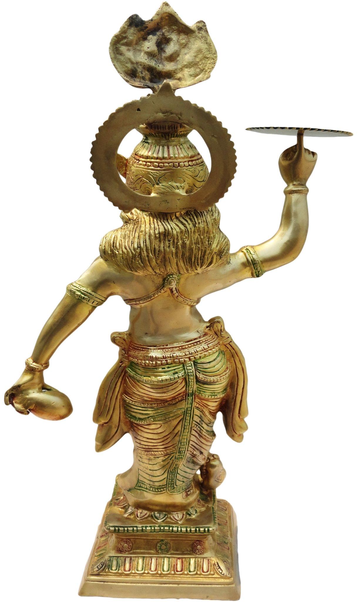 Brass Radha-Krishna — 29"