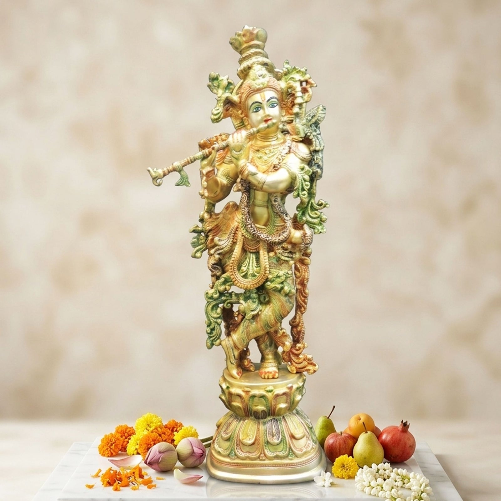 Brass Krishna — 29"