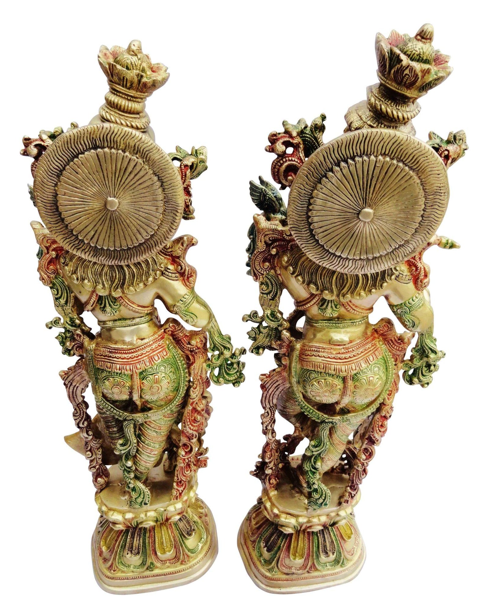 Brass Radha-Krishna — 29"