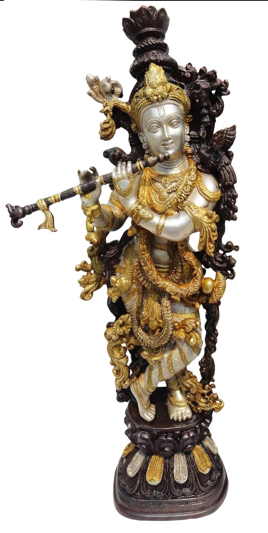 Brass Krishna — 29"