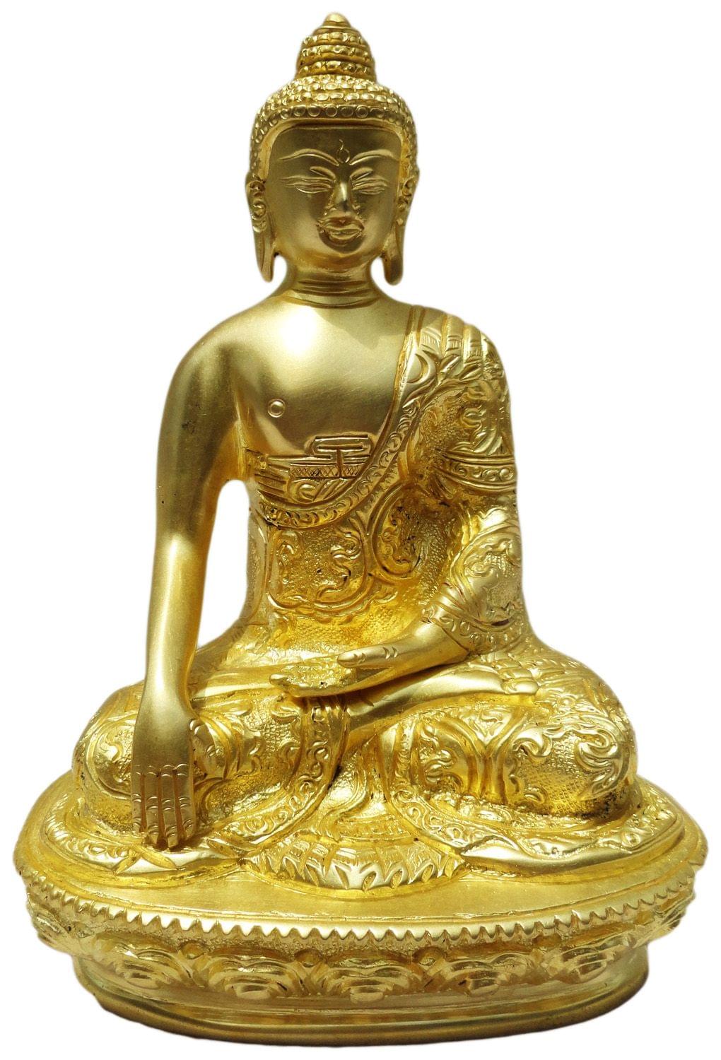 Brass Buddha — 7.5"