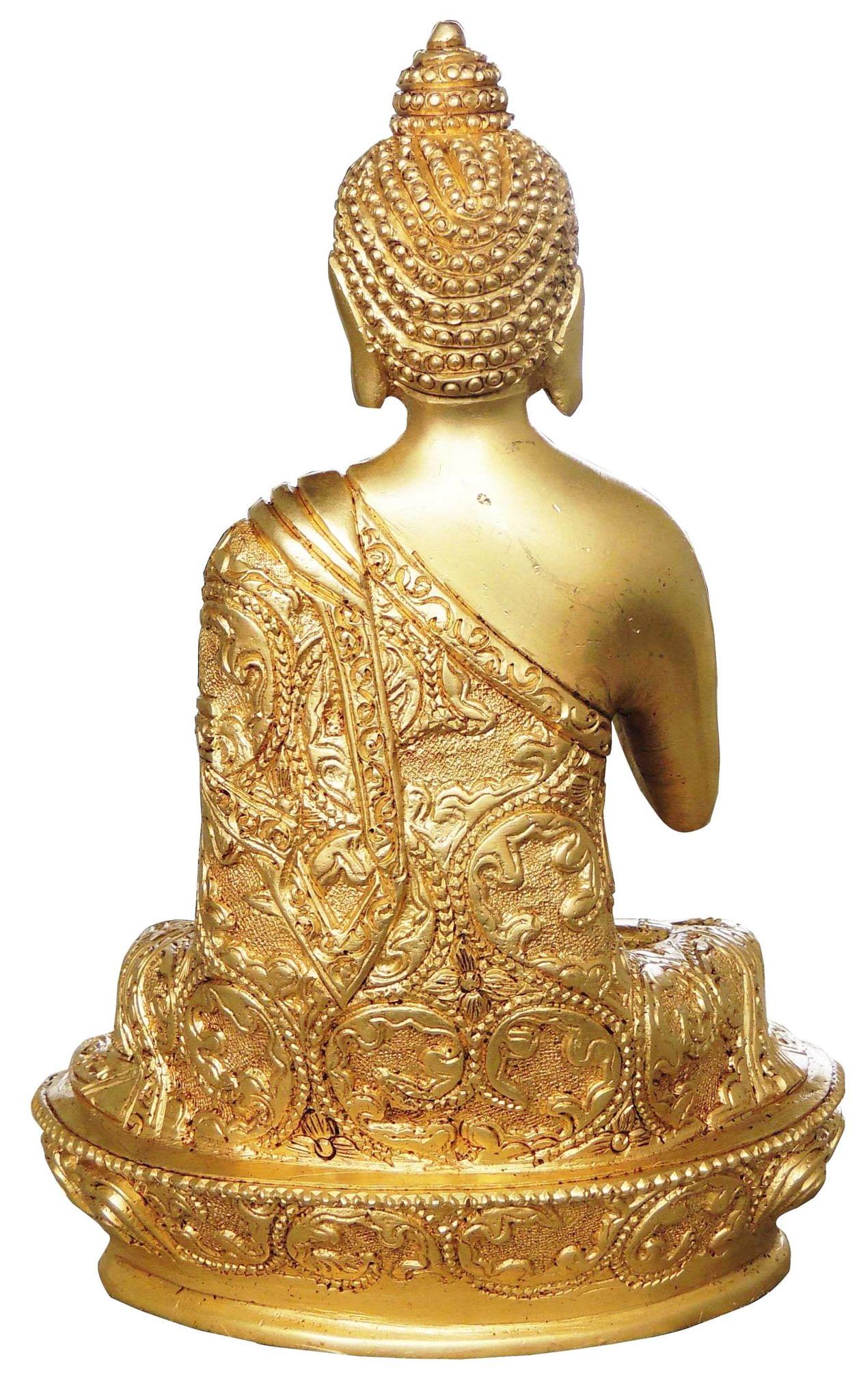Brass Buddha — 7.2"