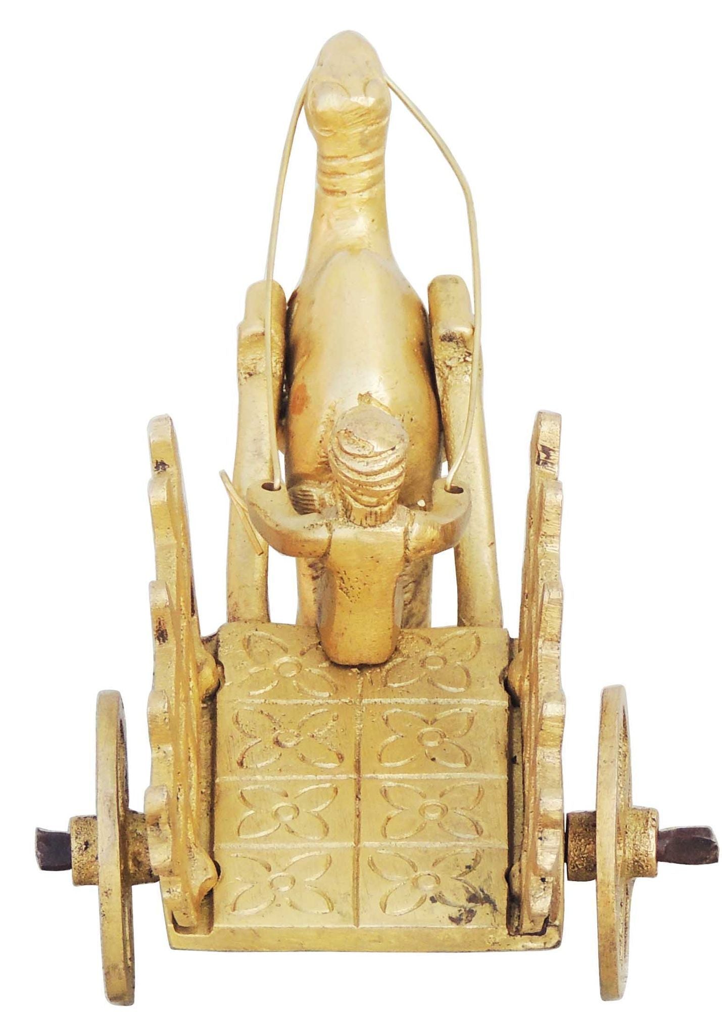 Brass Camel Cart Without Roof — 2.36"