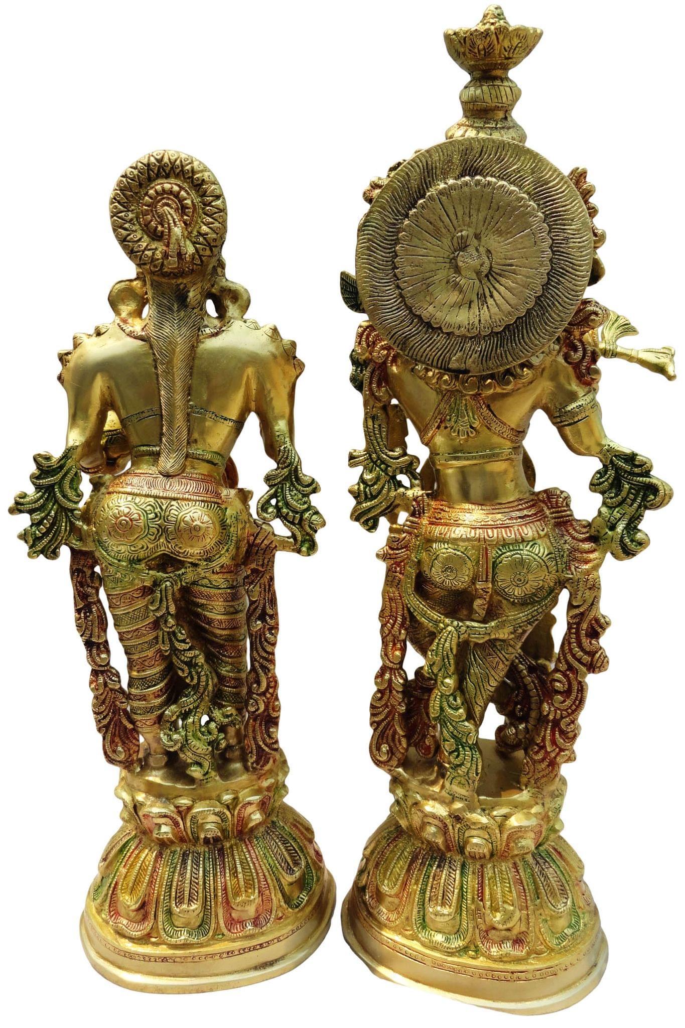 Brass Radha-Krishna — 22"